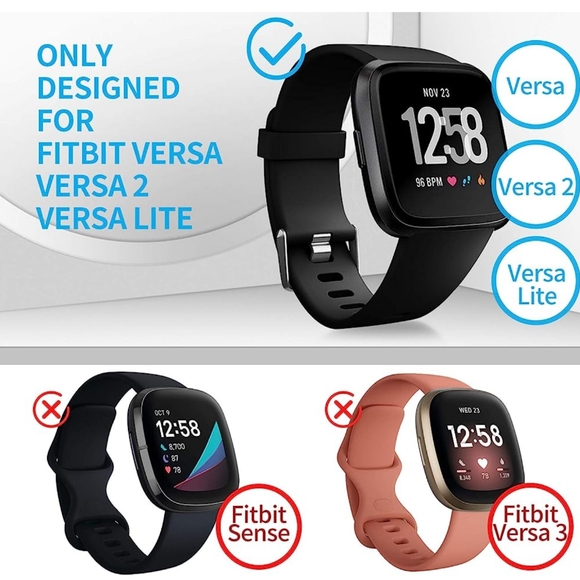 Fitbit Versa Wrist Bands & Charger - Picture 3 of 5